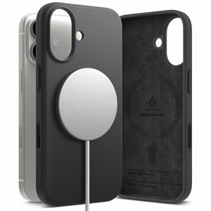 Ringke Silikoninen Magneettinen MagSafe Suojakuori iPhone 17:lle - Violetti