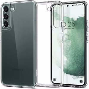 Spigen Ultra Hybrid tapauksessa Samsung Galaxy S22 kristallinkirkas
