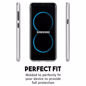 Mercury I-Jelly case for Samsung Galaxy S8, silver