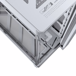 ASUS ROG CRONOX GR801 CURVE TG ARGB -keskikokoinen tornikotelo, valkoinen