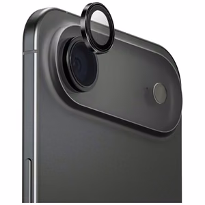 Uniq Optix Alumiini Kameralinssiensuoja iPhone 17 Air:lle aplikaattorilla - musta