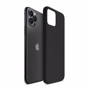 3mk Silicone Case iPhone 11 Pro Max:lle - musta