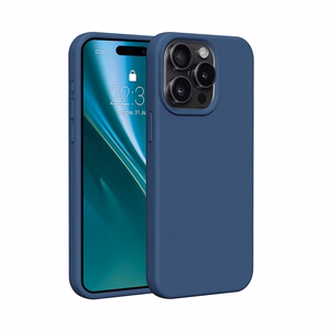 Etteri silikonikuori iPhone 15 Pro Max 6,7 - tummansininen