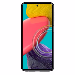 Nillkin Textured Case kestävä vahvistettu tapauksessa geelirunko ja nylon takaisin Samsung Galaxy M53 5G musta musta