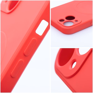 Silikoninen Suojakuori iPhone 11 PRO:lle Mag Cover MagSafe-yhteensopiva punainen