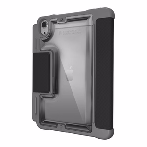 STM Dux Plus rugged case with Apple Pencil holder for iPad mini (A17 Pro, 2024) / iPad mini 6 (2021), MIL-STD-810H, black