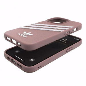 Adidas OR Molded Case PU iPhone 13 Pro / iPhone 13 - vaaleanpunainen