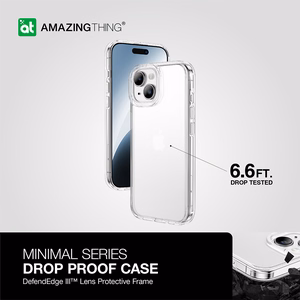 Amazing Thing Minimal Case 6.6FT IP156.7MINCL for Iphone 15 Plus transparent