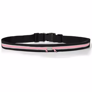 Fit Slim Belt vyökotelo iPhone 14/14 Plus/14 Pro/14 Pro Max/15/15 Plus/15 Pro/15 Pro Max / Samsung Galaxy S23/S23 Plus/S23 Ultra/S24/S24 Plus/S24 Ultra/A15/A54 5G/A55 5G / Xiaomi Redmi Note 13:lle - kaksitasku - punainen