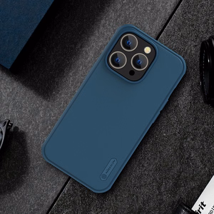 Kotelo Nillkin Super Frosted Shield Pro Magnetic Apple iPhone 14 Pro Max sininen