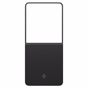 Spigen AirSkin Aramid Suojakuori Samsung Galaxy Z Flip 7:lle - Musta
