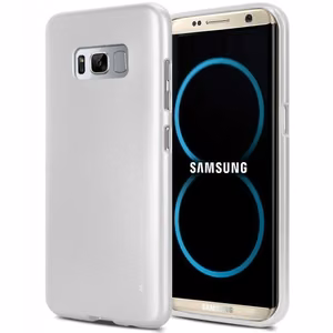 Mercury I-Jelly suojakuori Samsung Galaxy S8+ -laitteelle, hopeanvärinen