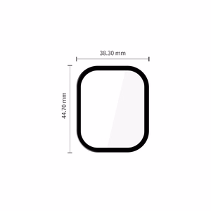 Tech-Protect Glass Flex+ -hybridilasi, 2 kpl:n pakkaus, Xiaomi Redmi Watch 6 -mallille, musta