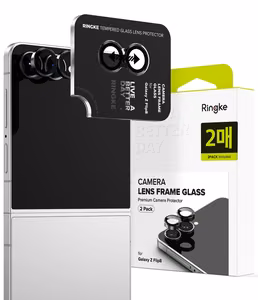 Ringke camera-frame protector for Samsung Galaxy Z Flip 8, 2 pcs. – black