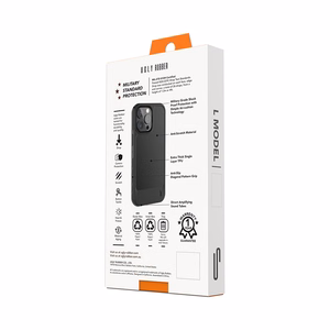 Ugly Rubber L -kuori iPhone 15 Plus 6,7'' musta