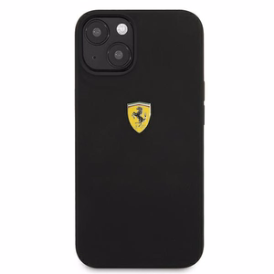 Ferrari FESSIHCP13SBK iPhone 13 mini 5.4" musta/musta kovakotelo Silikoni