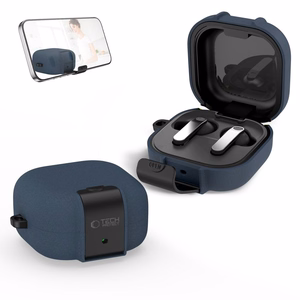 Tech-Protect Slim Hook suojakuori Samsung Galaxy Buds 4 / 4 Pro:lle laivastonsininen