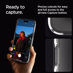 Spigen Ultra Hybrid Suojakuori iPhone 16 Pro Max:lle - läpinäkyvä