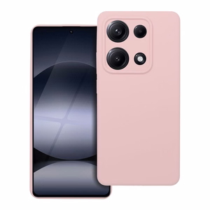 Case for Xiaomi Redmi Note 14S Silicone 2mm (camera protection) powder pink