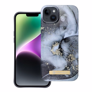 Suojakuori iPhone 14 PLUS:lle Forcell F-Protect Mirage yhteensopiva MagSafe marble mist