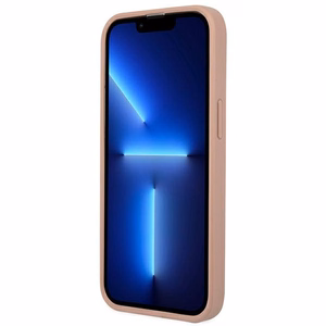 Guess GUHCP13LPSATLP iPhone 13 Pro / 13 6.1" pink/pink hardcase SaffianoTriangle Logo