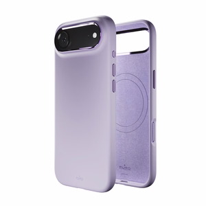 Puro Icon Mag Pro nestesilikoninen Suojakuori iPhone 17 Air:lle, MagSafe -yhteensopiva, kamerasuojauksella ja alumiinipainikkeilla - vaaleanpunainen
