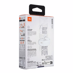Wireless earphones JBL Wave Flex JBLWFLEXWHT white