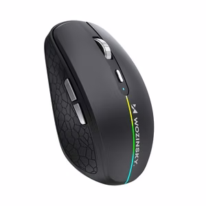 Wozinsky WMGK-1132 langaton hiiri RGB-valaistuksella, musta