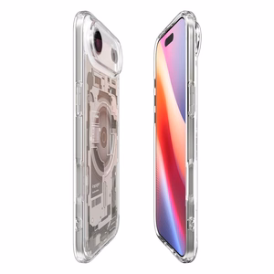 Spigen Ultra Hybrid Mag Magsafe Suojakuori iPhone 17 Air:lle Zero One Natural Titanium