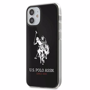 US Polo USHCP12STPUHRBK iPhone 12 mini 5,4" musta Shiny Big Logo
