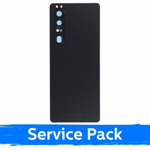 Takakansi yhteensopiva Sony Xperia 1 III musta (Service Pack)