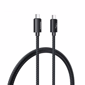 REMAX kaapeli LADON SERIES 240W RC-C039 USB 4.0 USB-C/USB-C 1M musta
