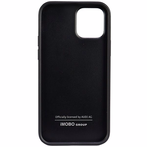 Audi Synthetic Leather iPhone 12/12 Pro 6.1" black/black hardcase AU-TPUPCIP12P-TT/D1-BK