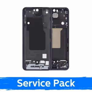 Keskikehys Samsung A556 A55 5G / Black / (Service Pack)