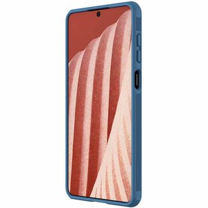 Nillkin CamShield Pro Case Armored Case Cover Camera Protector for Samsung Galaxy A73 Blue