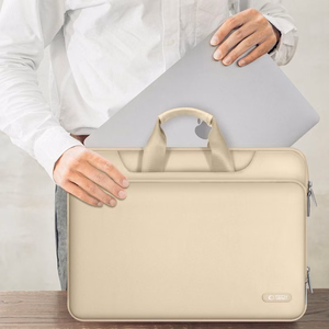 15-16 Tech-Protect Pocket Laptop Bag - Beige