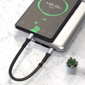 Dudao L10C USB-C - USB-C PD kaapeli 100W 5A 0.23m - musta