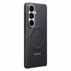 Samsung Carbon Magnet -suojakuori Samsung Galaxy S26:lle, MagSafe-yhteensopiva - harmaa