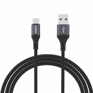 Dudao L3ST USB-A–USB-C-kaapeli, 5 A, 2,0 m, musta