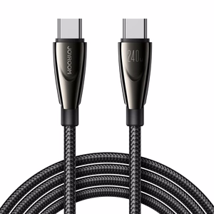 Joyroom Pioneer Series SA31-CC5 USB-C / USB-C 240W Kaapeli 1,2 m - musta