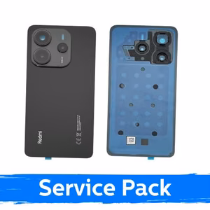 Back Cover Compatible With Xiaomi Redmi Note 14 4G / Midnight Black / (Service Pack)