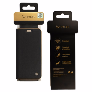 Wonder Frame Suojakuori iPhone 17 Air:lle musta