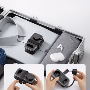 Orico AP3 65W GaN 6in1 jatkojohto 2x AC + 2x USB-A + 2x USB-C - musta