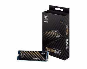 MSI NVMe SSD-levy Spatium M452 (S78-440L970-P83) – 1000 GB, M.2 NVMe