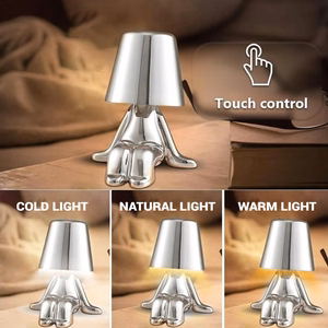 Night lamp Silver Man design F