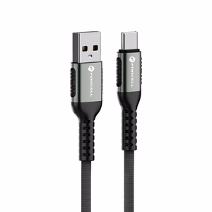 Kaapeli USB A - USB C Forcell F-Energy QC4.0 3A 66W Cafule 3 m C256 musta