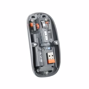 Cliptec Tietokonehiiri Transparent RZS630 langaton optinen 1600DPI