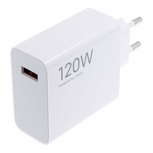 XIAOMI alkuperainen laturi USB A QC3.0 3A 120W MDY-14-EE valkoinen bulk