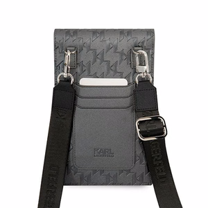 Karl Lagerfeld Ikonik Karl Monogram Patch bag - silver