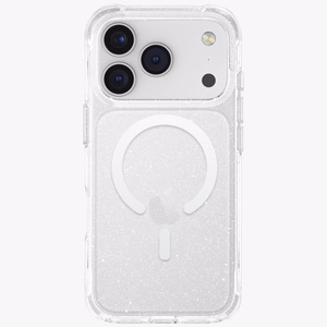Uniq LifePro Xtreme Magclick Lataussuojakuori iPhone 17 Pro:lle - Läpinäkyvä-Glitter